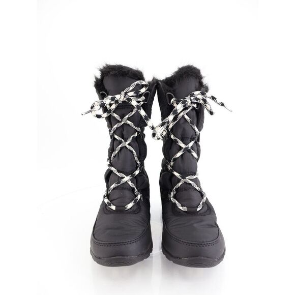 Sorel Whitney Tall Lace Women's Size 9 Black Waterproof Boots Winter Comfy - Picture 3 of 11